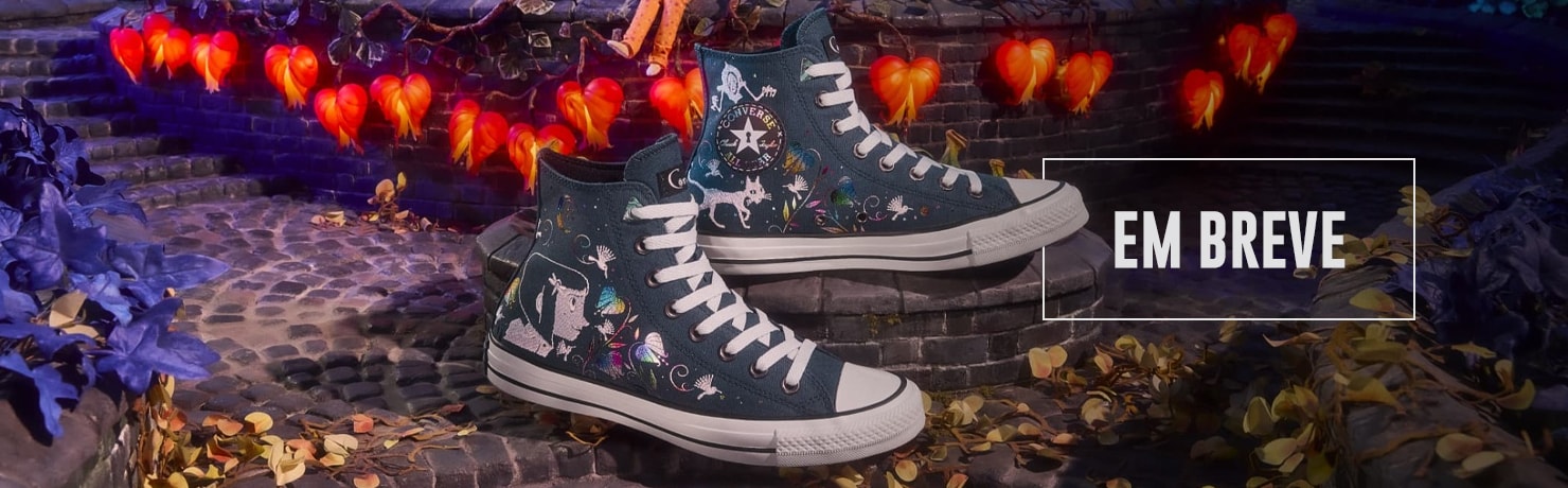 Tênis Converse x Coraline Coleção All Star feminino, masculino e infantil