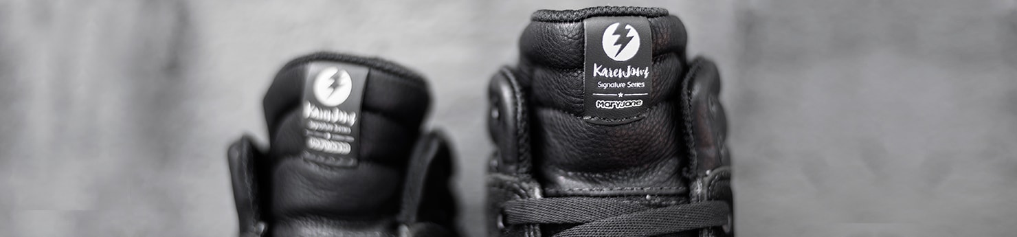 tenis mary jane cano alto preto