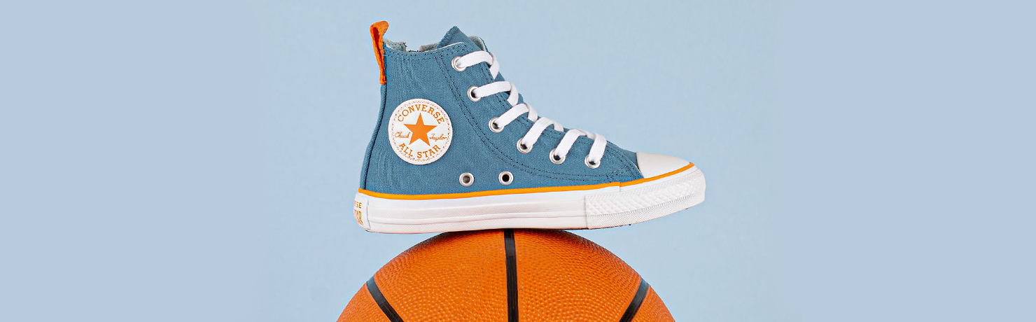 Tênis Infantil Converse All Star Cano Alto Branco Clássico na EuroBabyKids