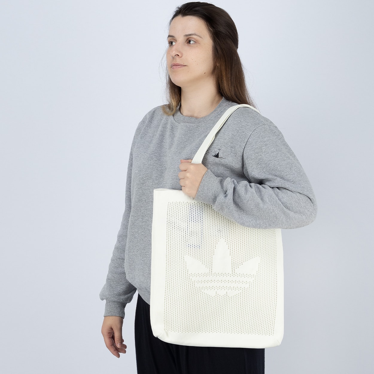 Bolsa adidas Crochet Off White KD1001
