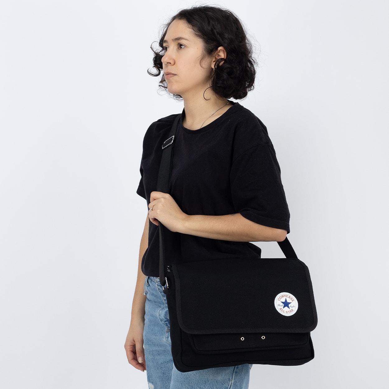 Bolsa Converse Cam Chuck Messenger Black MA5677023