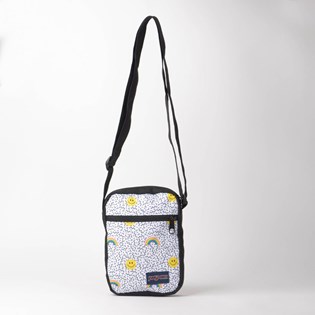 Bolsa Jansport Transversal Weekender Smiles And Rain Black White 3C4G54X Bolsa Jansport Transversal Weekender Smiles And Rain Black White 3C4G54X