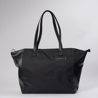 Bolsa Puma Prime Classics Large Shopper Black 07658901 Bolsa Puma Prime Classics Large Shopper Black 07658901