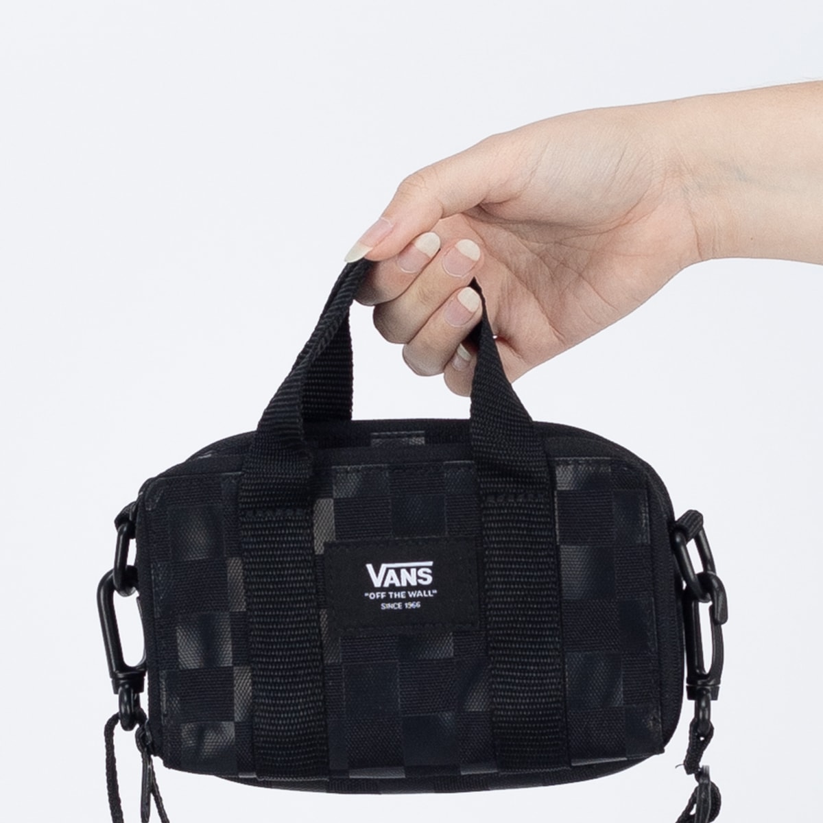 Bolsa Vans Block Wallet Bag Black Black VN000HRXBKA