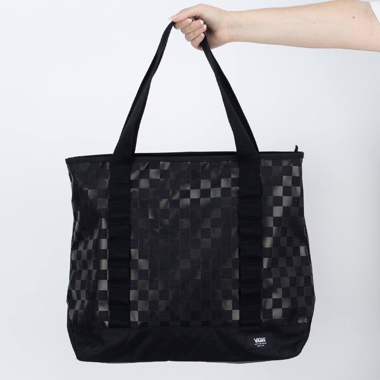 Bolsa Vans Pergs Dx Tote Black Black VN000HRMBKA