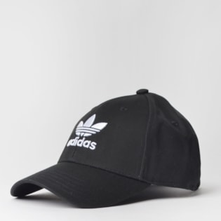Boné Adidas Baseball Class TRF Preto Branco EC3603 Boné Adidas Baseball Class TRF Preto Branco EC3603