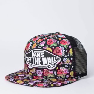 Boné Vans Beach Girl Trucker Mixed Floral VN000H5LYFD Boné Vans Beach Girl Trucker Mixed Floral VN000H5LYFD