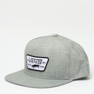 Boné Vans Snapback M Full Patch Cinza VN-0QPUHTG Boné Vans Snapback M Full Patch Cinza VN-0QPUHTG