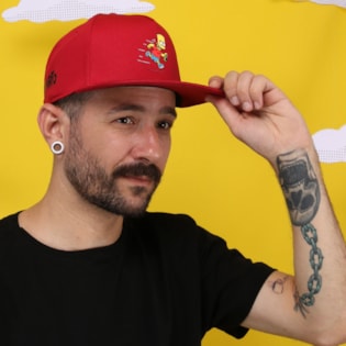 Boné Vans The Simpsons El Barto Snapback VN0A4TQ917A Boné Vans The Simpsons El Barto Snapback VN0A4TQ917A