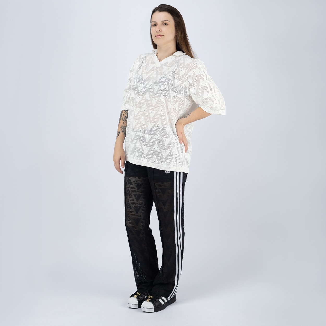 Calça adidas Lace Firebird TP Black KD0346