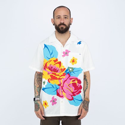 Camisa Vans Anaheim Needlepoint Floral Woven Natural VN0A5FOP7VJ