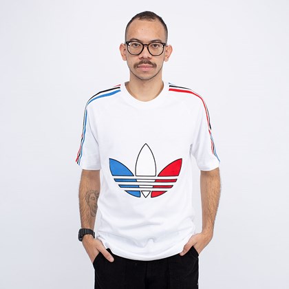 Camiseta adidas Adicolor Tricolor White GQ8921
