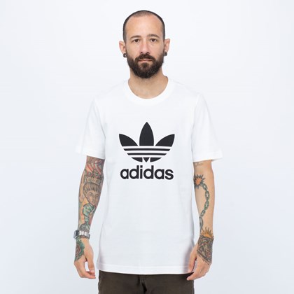 Camiseta Adidas Classics Trefoil White Black H06644