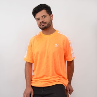 Camiseta Adidas Masculina Mono Jersey Laranja ED7040 Camiseta Adidas Masculina Mono Jersey Laranja ED7040