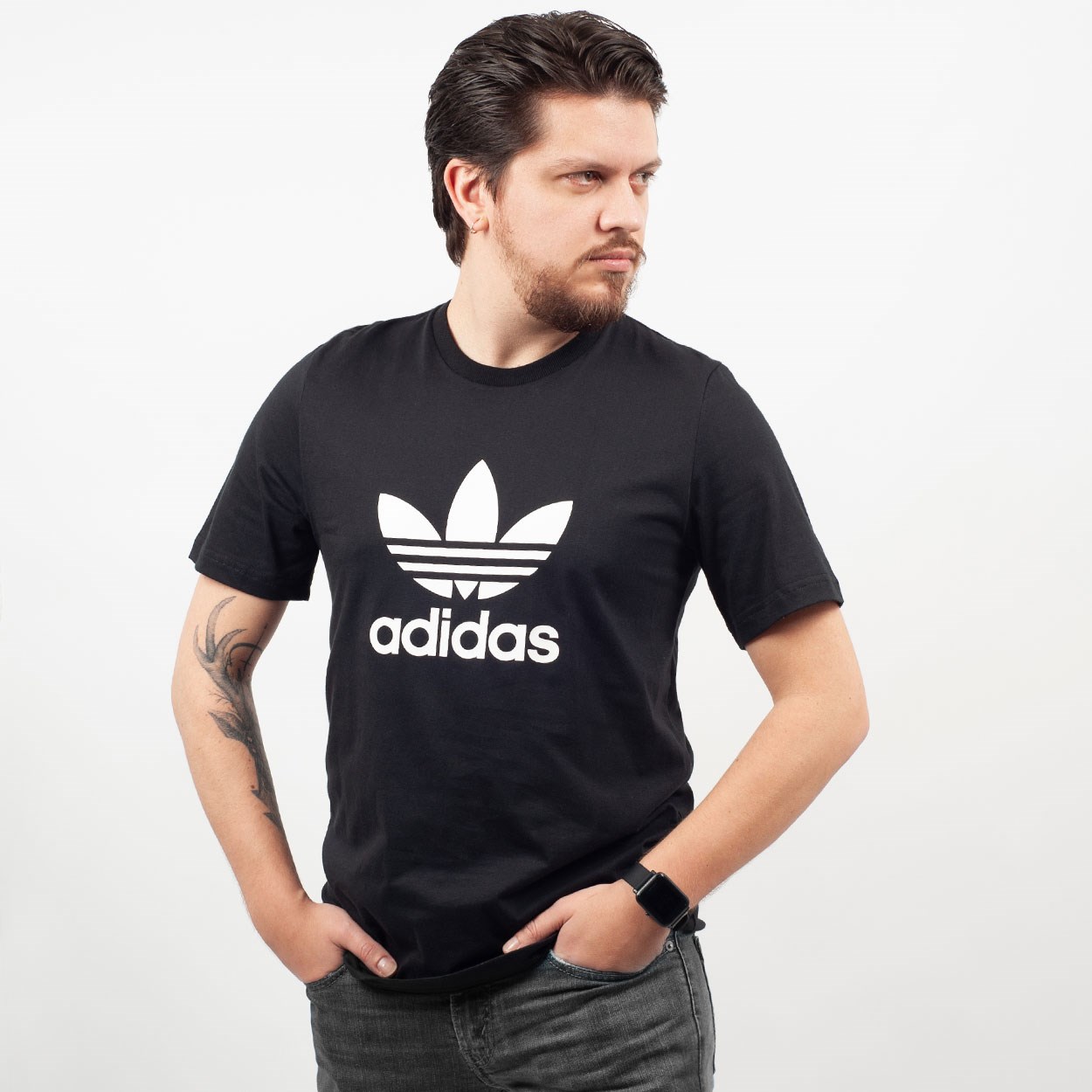 camisa adidas masculina preta