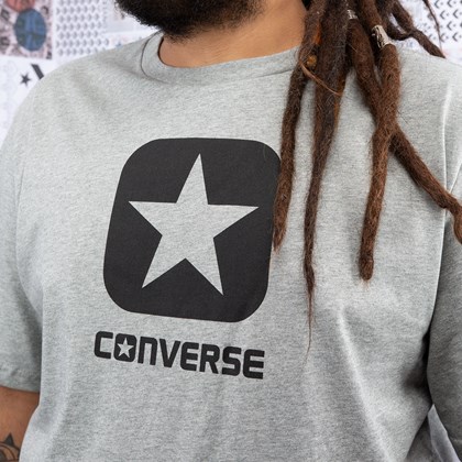 Camiseta Converse Box Star SS Gray Vgh 10019936-A03