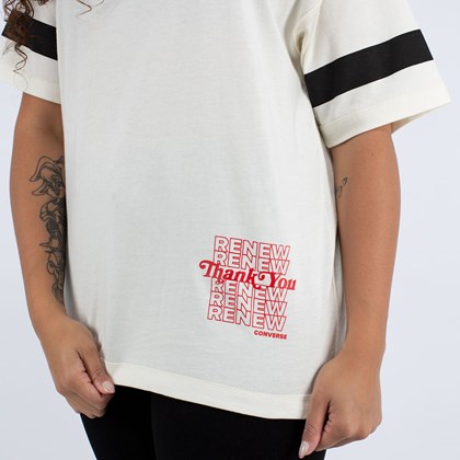 Camiseta Converse Renew Oversized Egret 10018928-A02