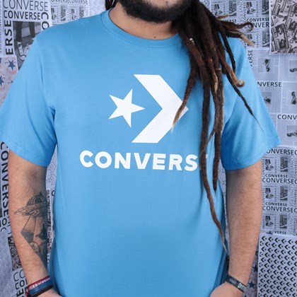 Camiseta Converse Star Chevron Tee Coast 10018568-A10