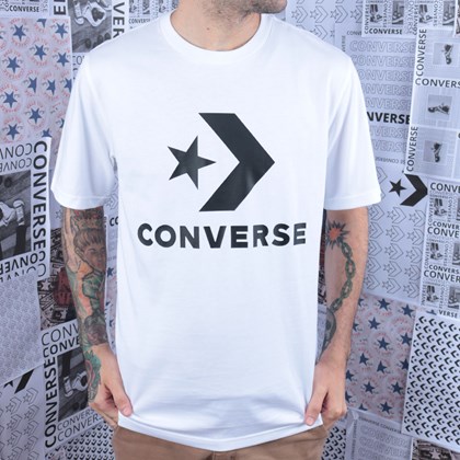 Camiseta Converse Star Chevron Tee White 10018568-A02
