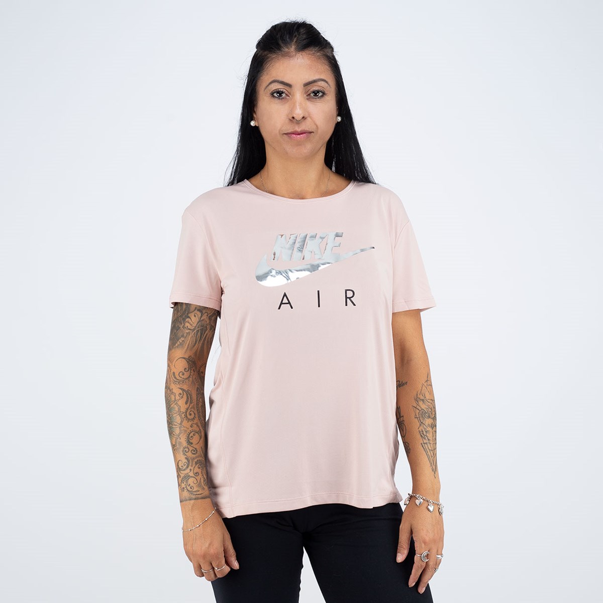 Camiseta Nike Dri-FIT One Luxe Feminina - Preto