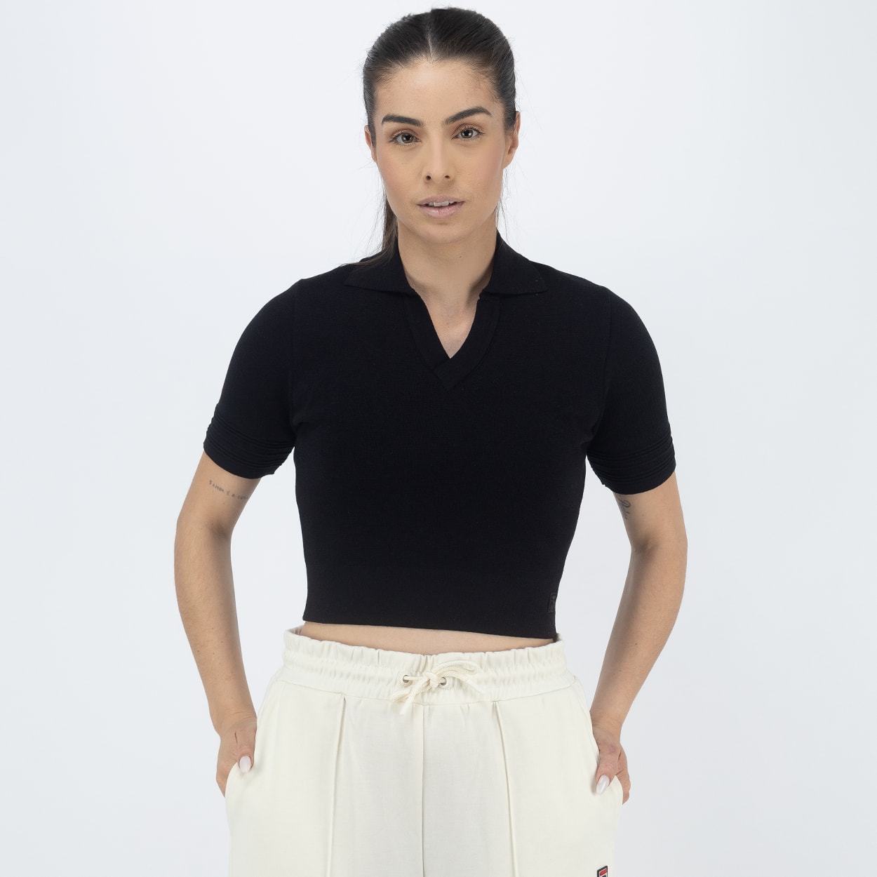 Camiseta Polo Fila Slim GT Preto F12L01956.160
