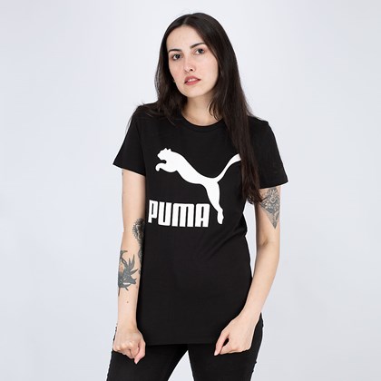 Camiseta Puma Classics Logo Tee Black 530076-01
