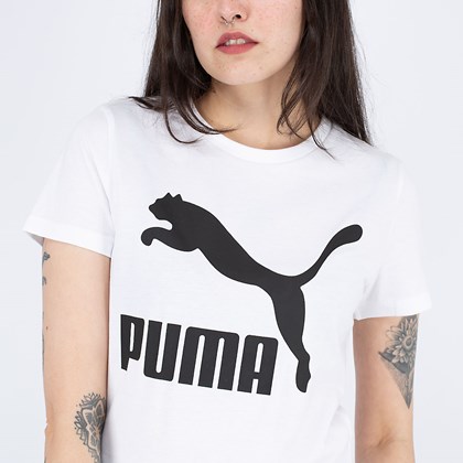 Camiseta Puma Classics Logo Tee White 530076-02