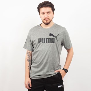 Camiseta Puma Masculina Essentials Tee Cinza 85174003 Camiseta Puma Masculina Essentials Tee Cinza 85174003