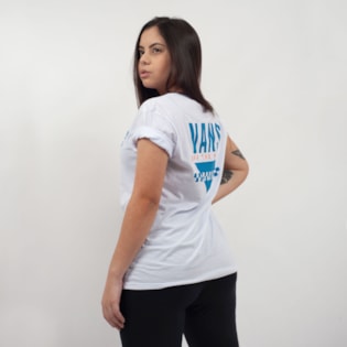 Camiseta Vans Boyfriend Sound White VNB15A3UFS8 Camiseta Vans Boyfriend Sound White VNB15A3UFS8