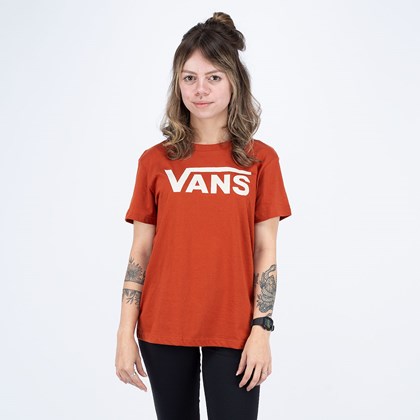 Camiseta Vans Flying V Crew Picante VN0A3UP490W