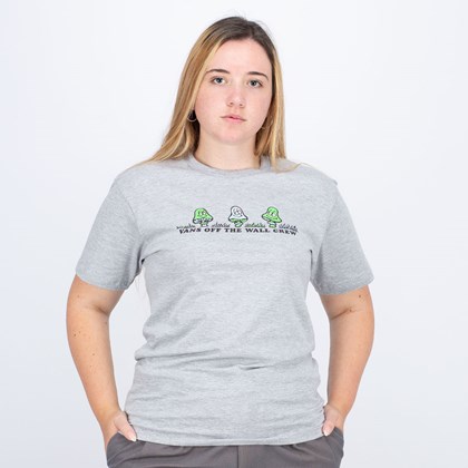 Camiseta Vans Happy Mushrooms Athletic Heather VN0A7PLLATH