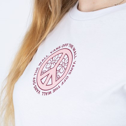 Camiseta Vans Peace Property White VN0A5I9FWHT