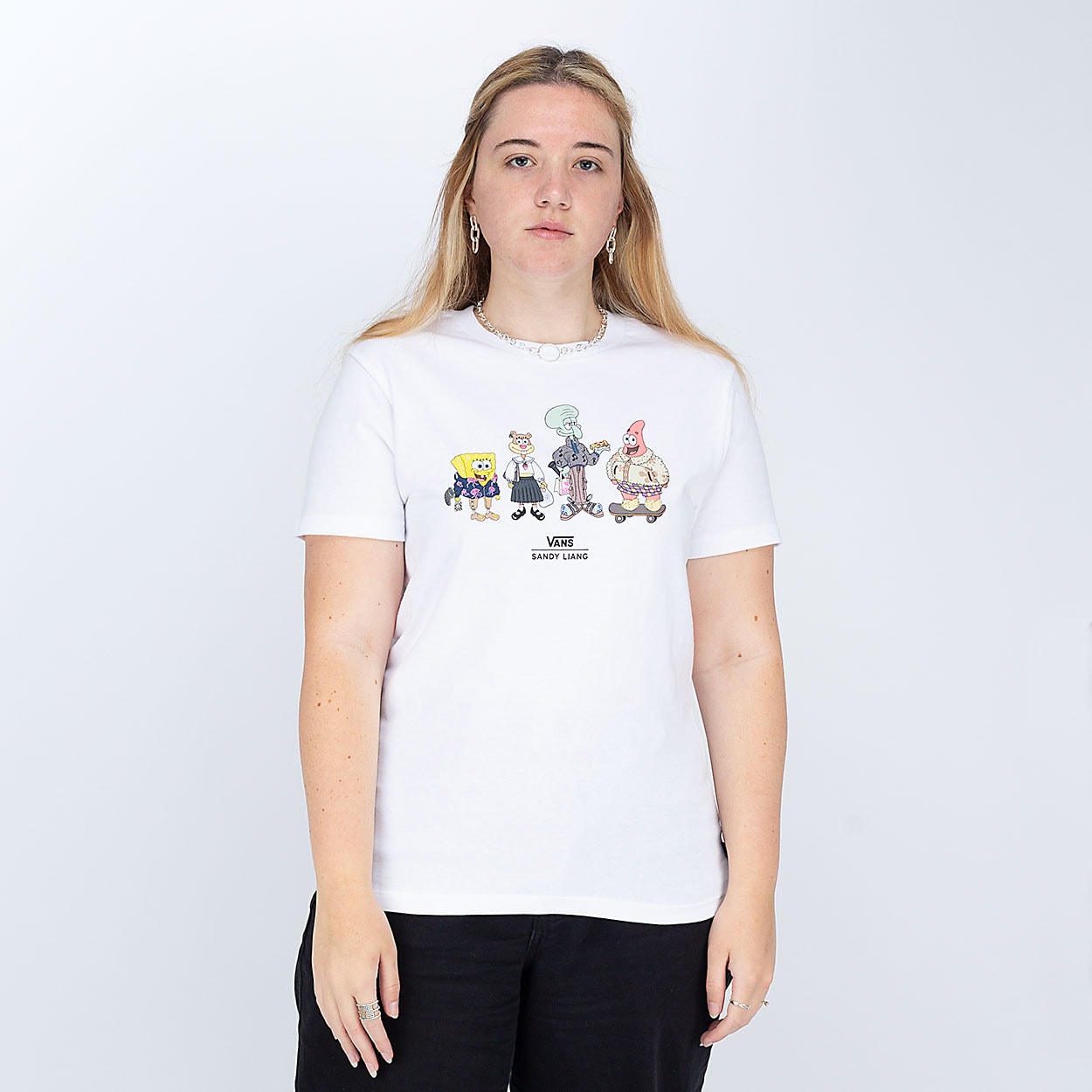 spongebob moletom com capuz white