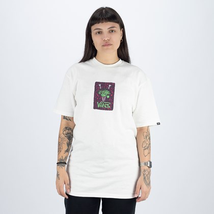 Camiseta Vans Thinkv SS Tee Marshmallow VN000G4JFS8