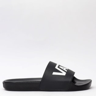 Chinelo Vans Slide On Masculino Black VN0004KIIX6 Chinelo Vans Slide On Masculino Black VN0004KIIX6
