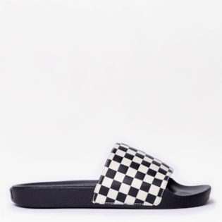 Chinelo Vans Slide On Masculino Checkerboard White VN0004KIIP9 Chinelo Vans Slide On Masculino Checkerboard White VN0004KIIP9