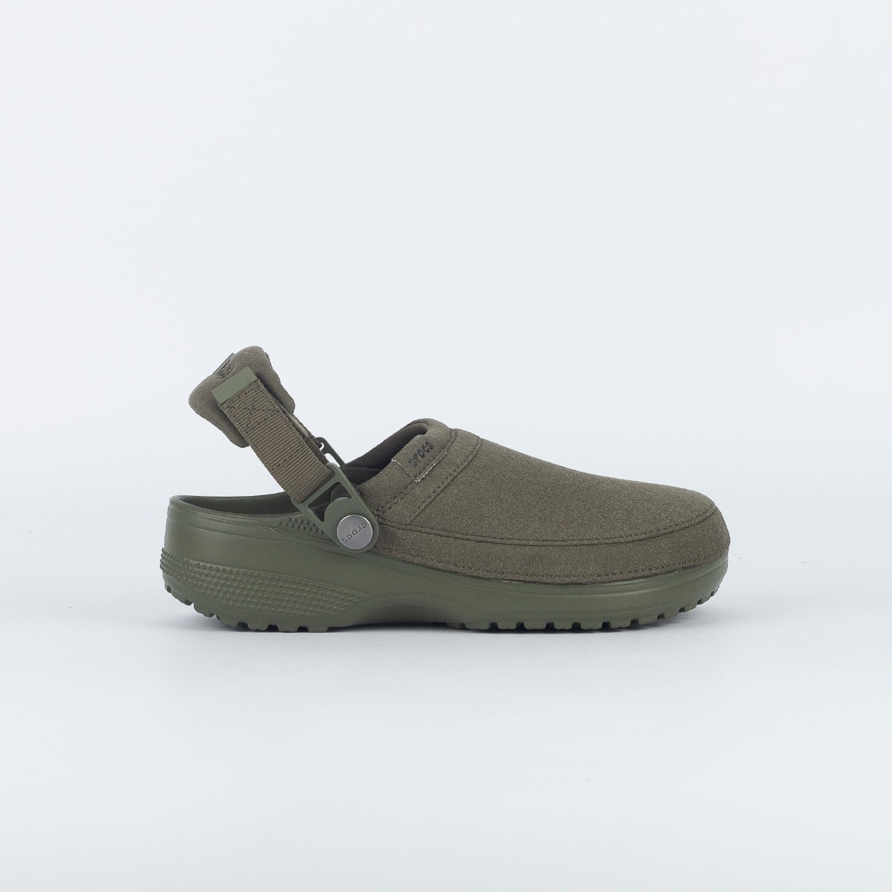 セット③ Clog Crocs Classic Crafted Vegan Suede CG Army Green 211930-309