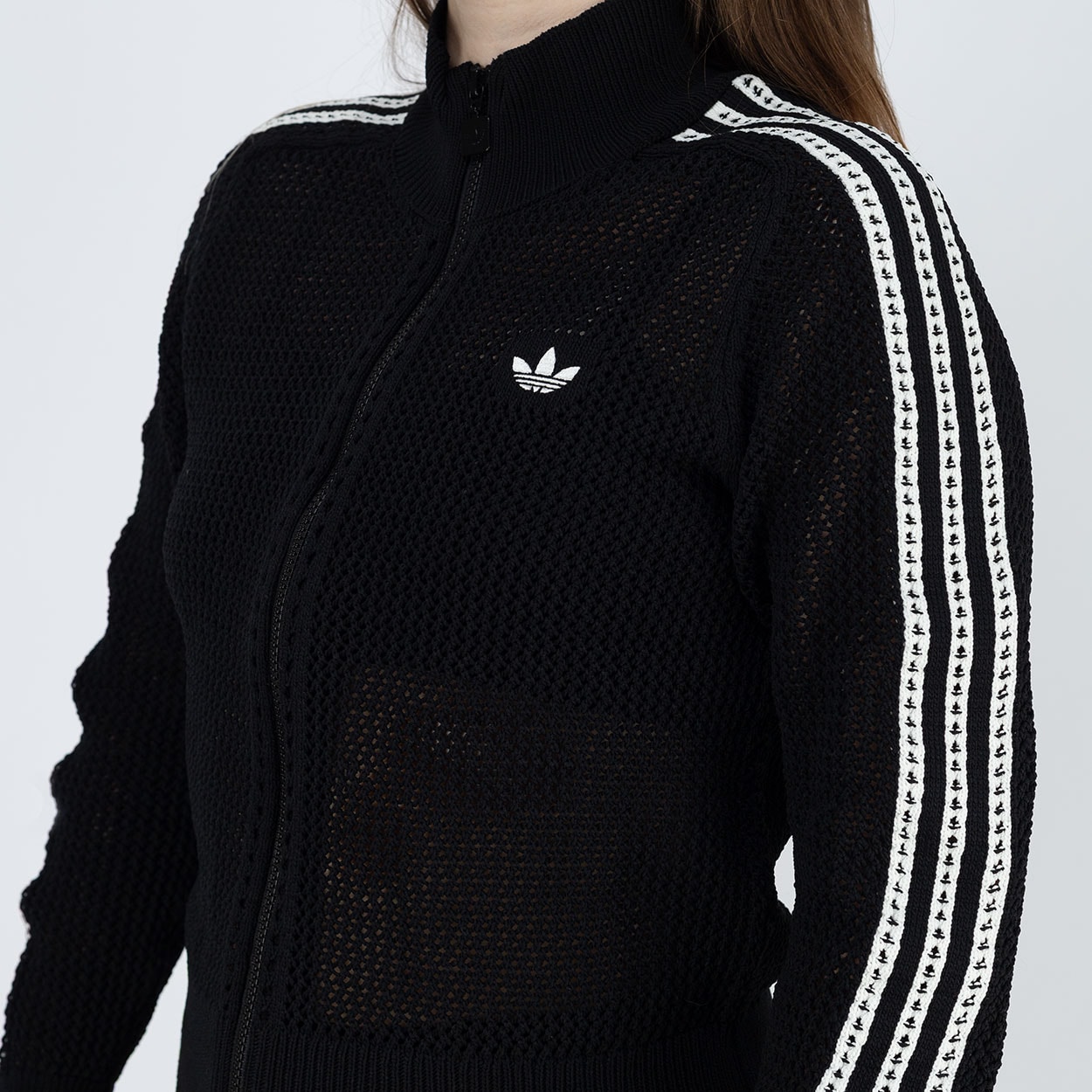 Jaqueta adidas Crochet TT Off White KC6496