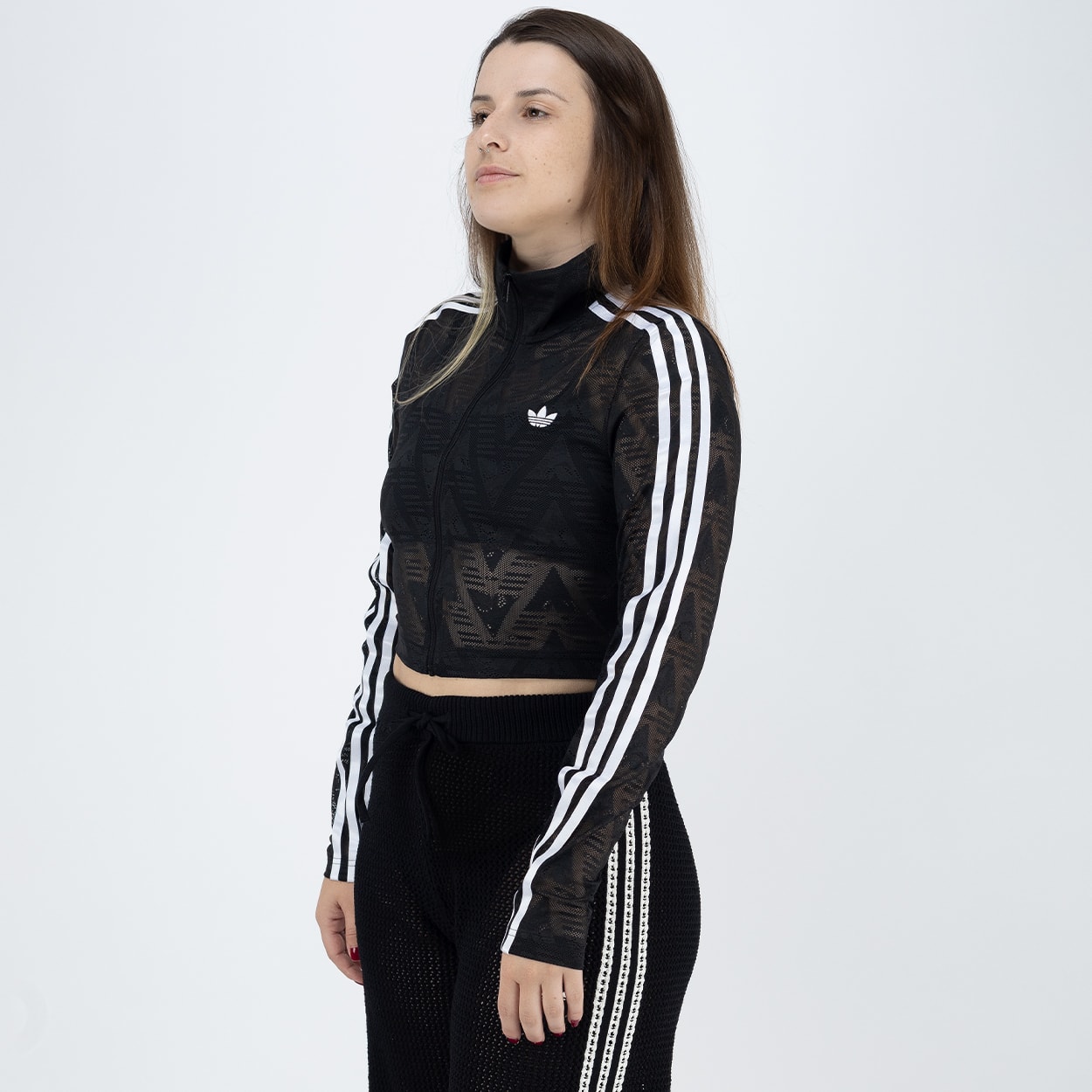 Jaqueta adidas Lace TT Black KD0349