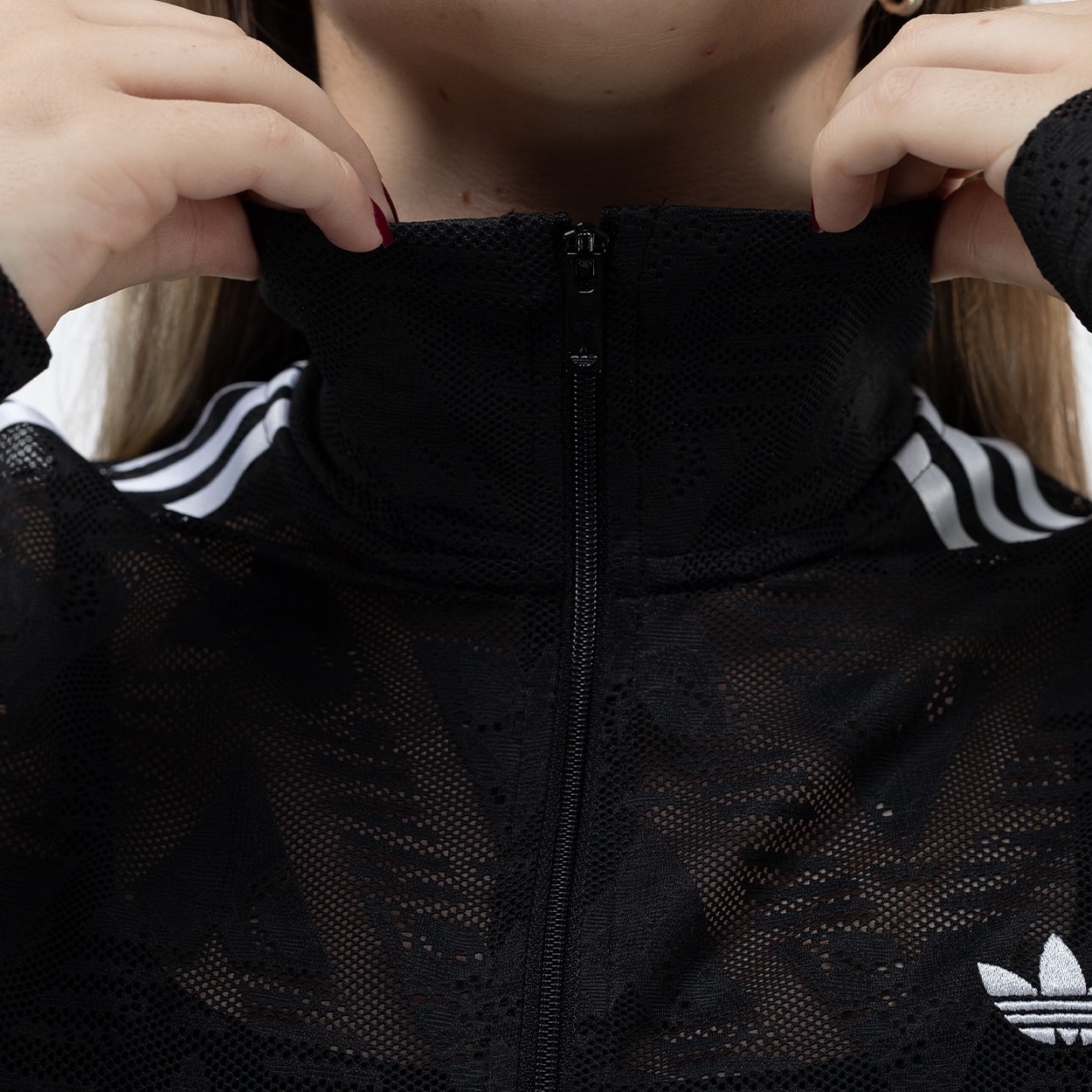 Jaqueta adidas Lace TT Black KD0349