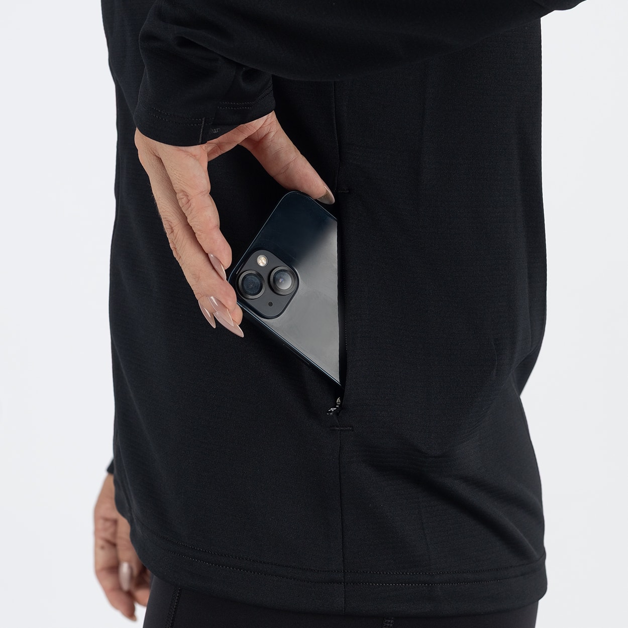 Jaqueta On Climate Zip Hoodie W Black 1WE10330553