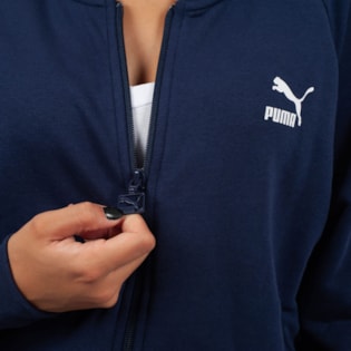 Jaqueta Puma Classics T7 Track Jacket Marinho Vermelho 57666106 Jaqueta Puma Classics T7 Track Jacket Marinho Vermelho 57666106