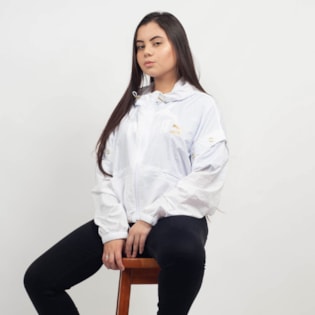Jaqueta Puma Corta Vento Retro Windrunner Branco 57651502 Jaqueta Puma Corta Vento Retro Windrunner Branco 57651502