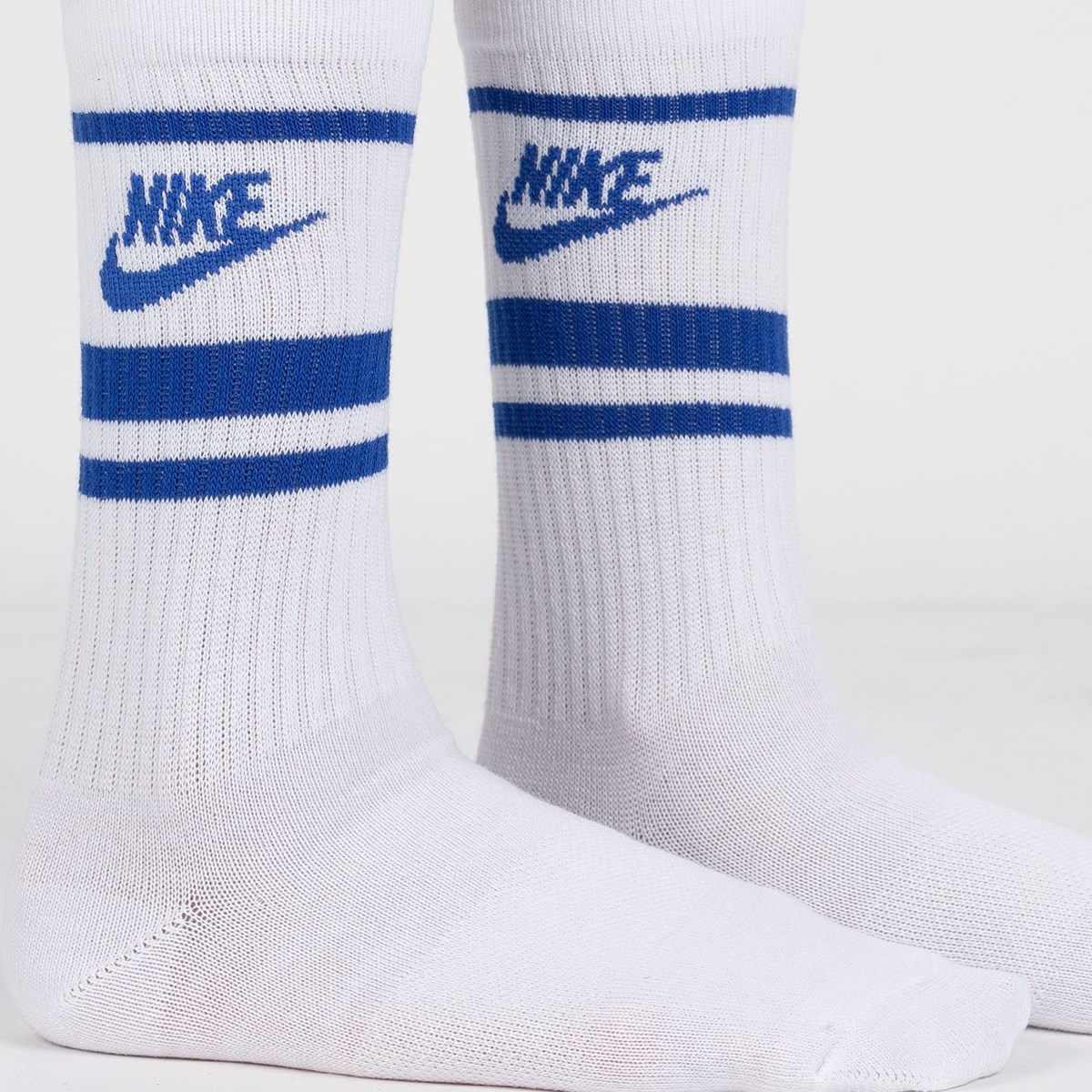 Meia Nike Everyday Essential Kit 3 Pares White White Blue DX5089-105