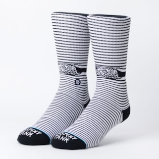 Meia Stance Eye Spy Sketchy Tank White M546C18EYS-WHT Meia Stance Eye Spy Sketchy Tank White M546C18EYS-WHT
