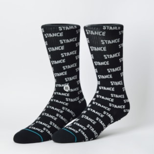 Meia Stance Foudation Repeat Black M546D18REP Meia Stance Foudation Repeat Black M546D18REP
