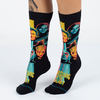 Meia Stance Guardians Of The Galaxy The Infinity Saga Awesome Mix Infiknit Black A545A22AWE-BLK