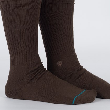 Meia Stance Icon Solids Brown M311D14ICO-BRN