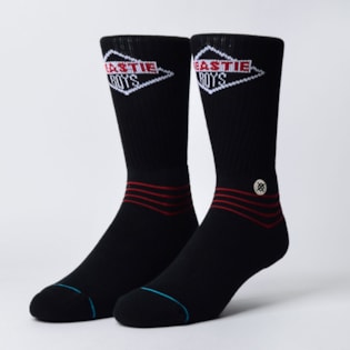 Meia Stance License to ill Black Beastie Boys M556C18LIC Black Meia Stance License to ill Black Beastie Boys M556C18LIC Black