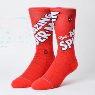 Meia Stance Marvel Amazing Spiderman Red M546D18AMA-RED Meia Stance Marvel Amazing Spiderman Red M546D18AMA-RED
